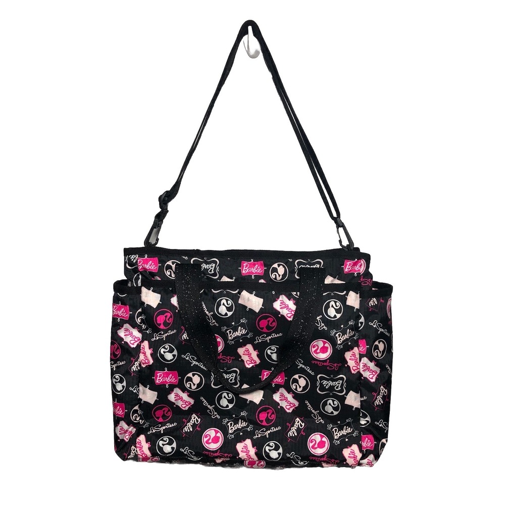 LeSportsac Barbie Sparkle Ryan Baby Bag Diaper Bag Changing Pad 7532 K151 Black